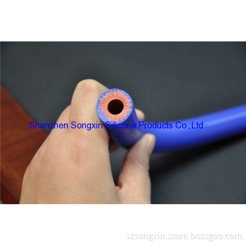 Nontoxic And Harmless Silicone Braided Tube With Different Color 